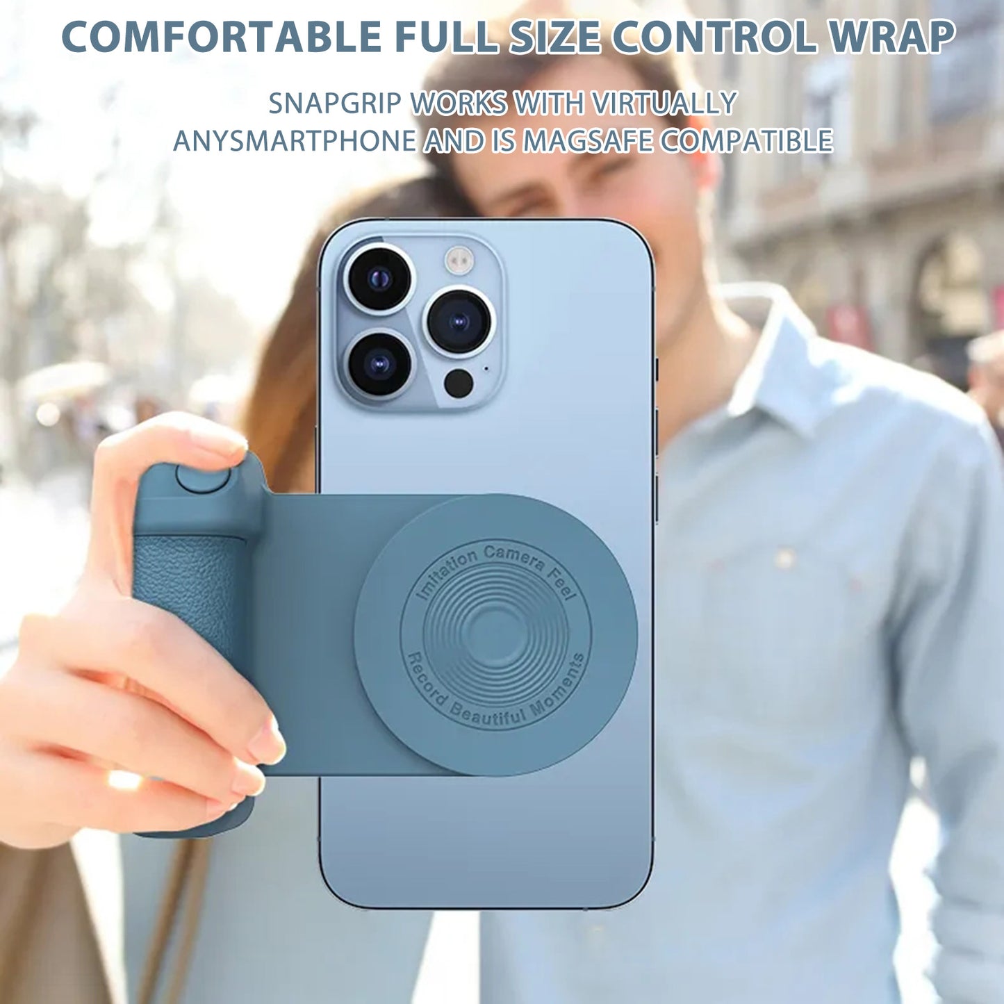 3 In 1 Intelligent Multifunctional Selfie Anti-Shake Magnetic Grip Phone Holder
