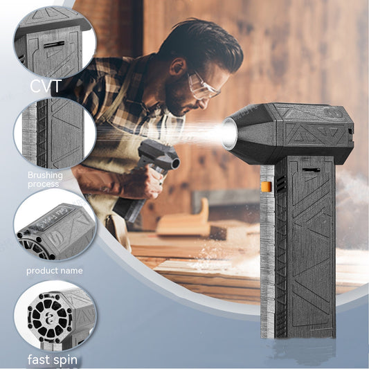 Silent Turbo Fan High Power Air Duster With Fast Recharging