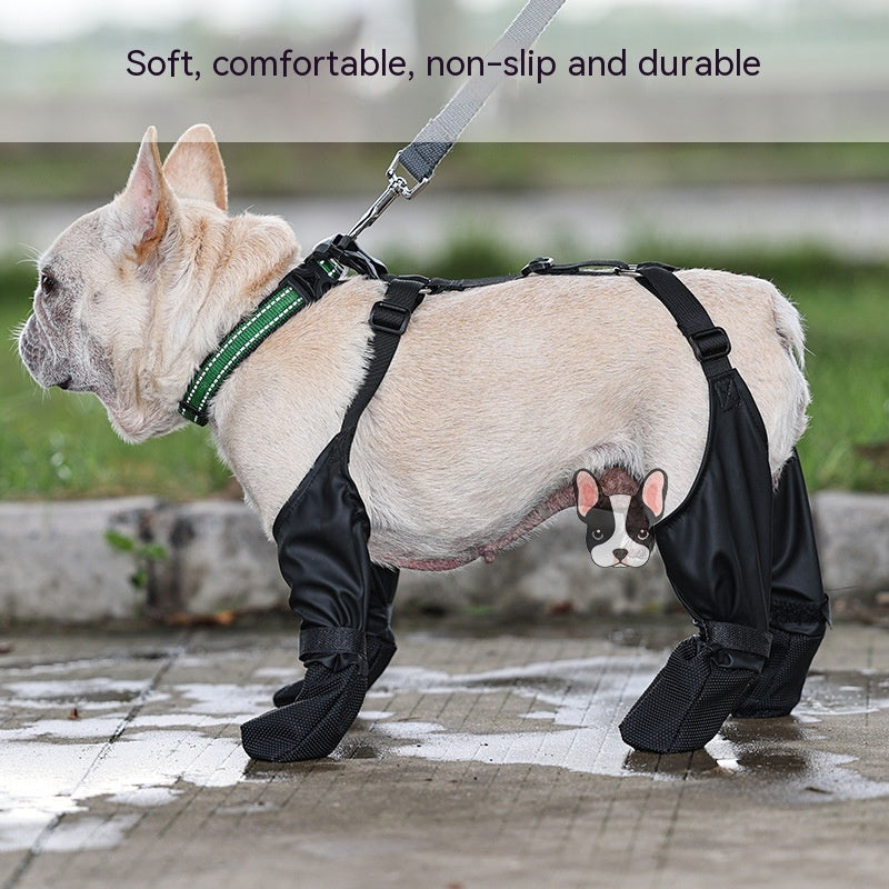 Awesome Waterproof Adjustable Breathable Dog Boots for Outdoor Walking