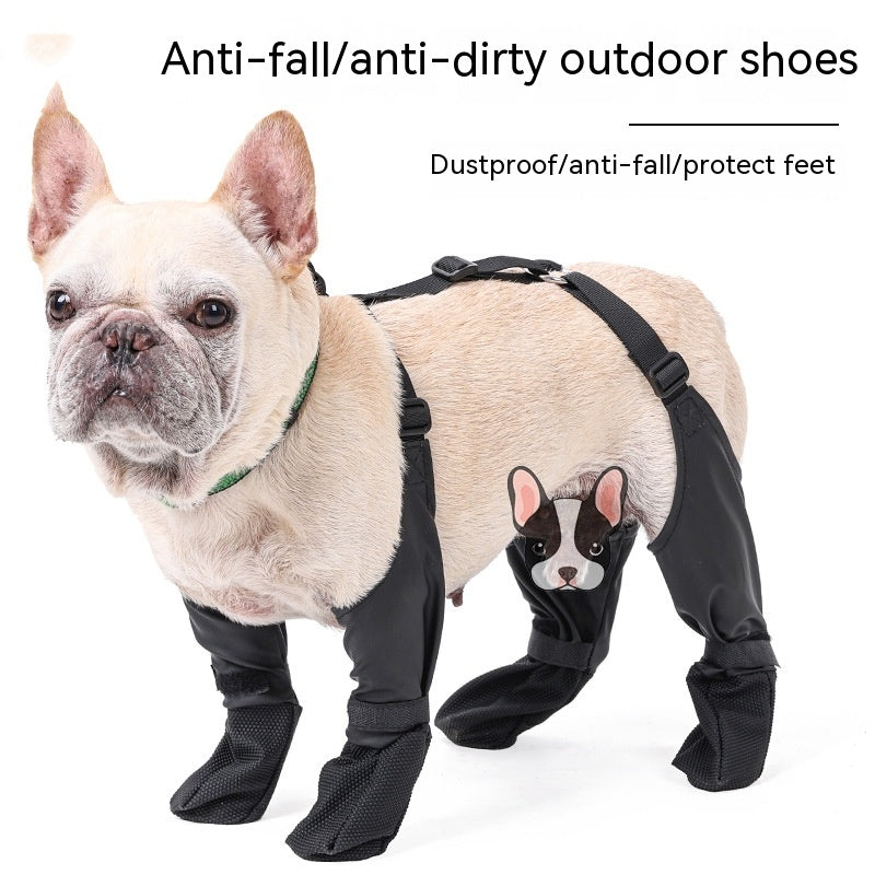 Awesome Waterproof Adjustable Breathable Dog Boots for Outdoor Walking