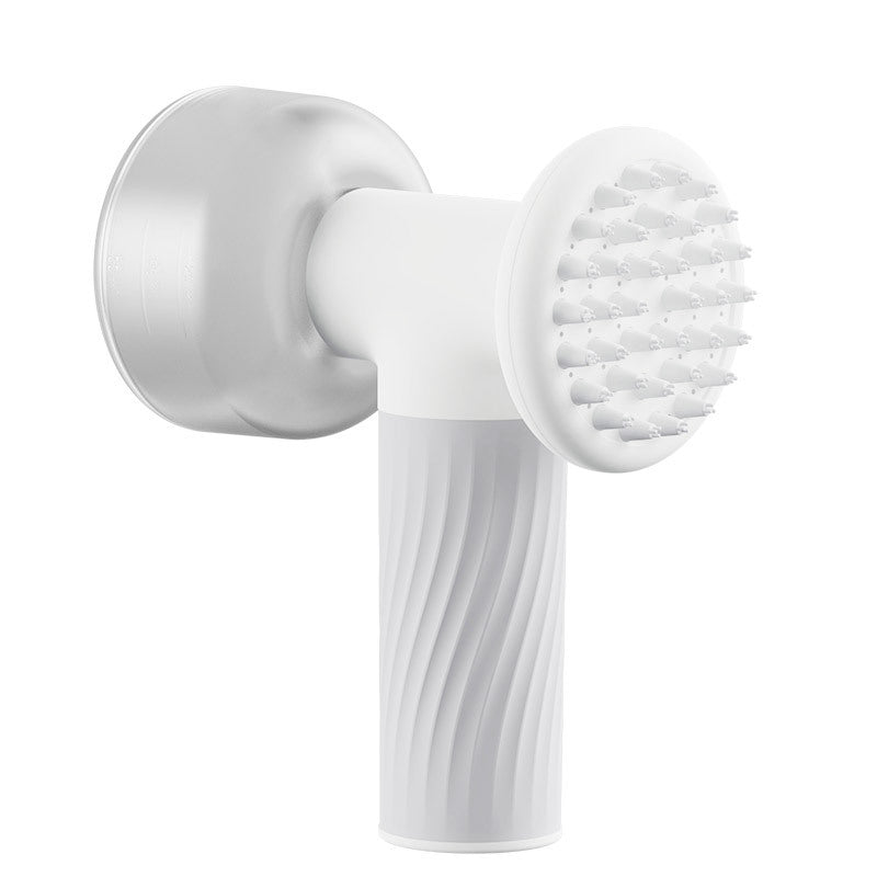 Electric Automatic Shampoo Foaming Pet Bath Brush With Soap Dispenser