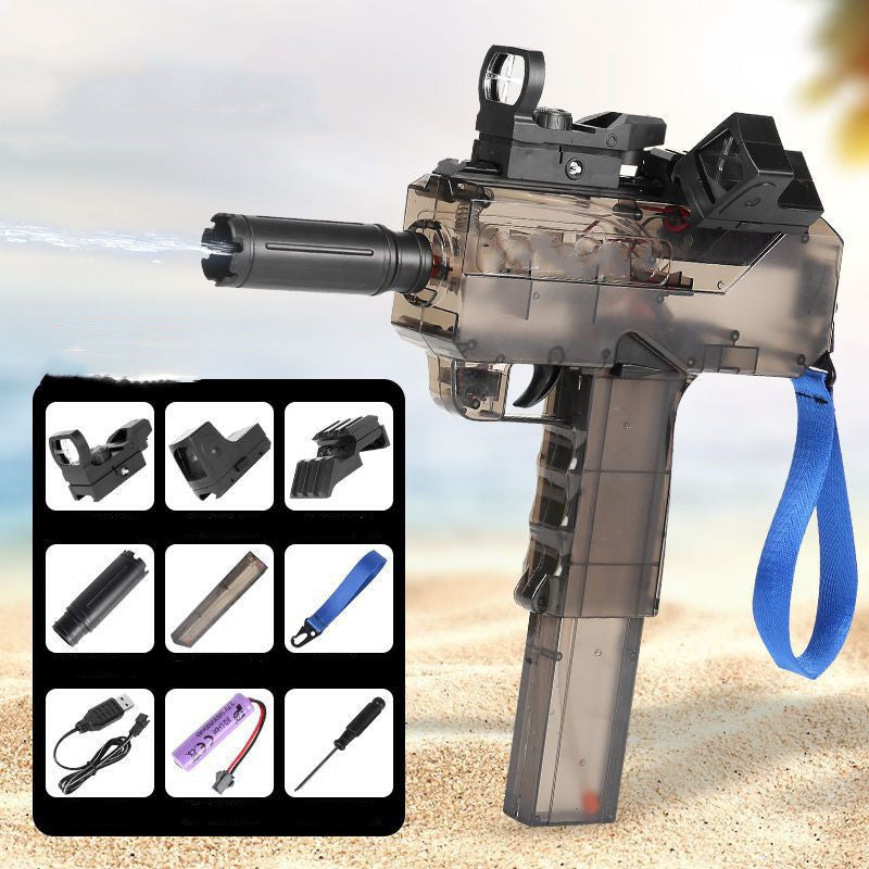 Powerful Uzi Electric Burst Water Gun Toy For Children With Automatic Range Long Spray