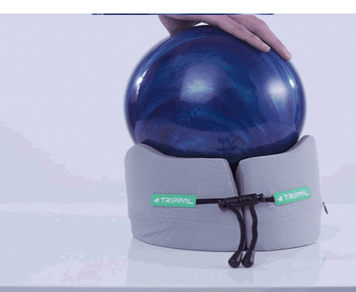 Portable Travel Neck Pillow With Dual-Core Support