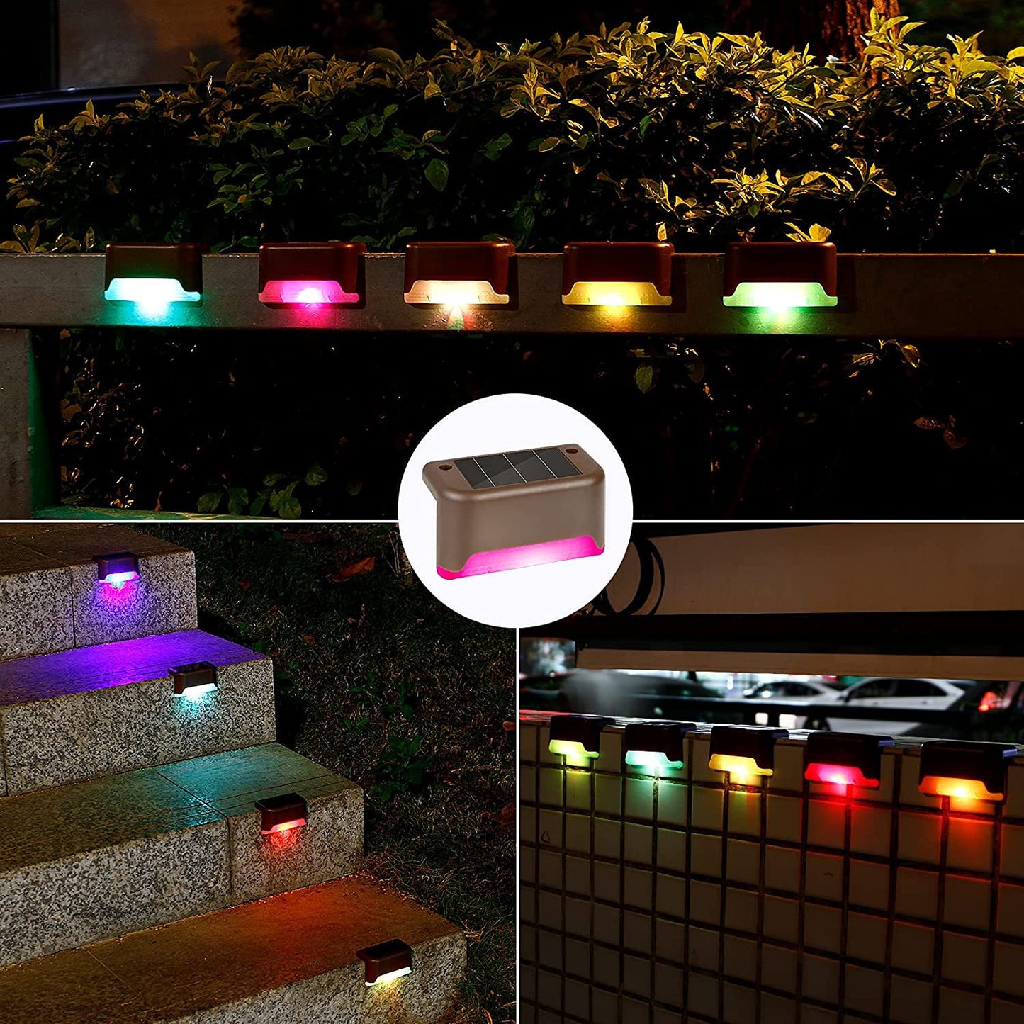 Outdoor LED Solar Guide Step Night Light