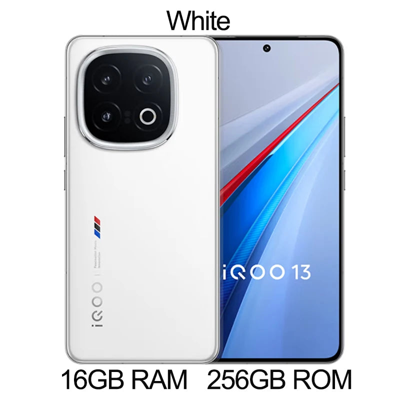 Original ViVO iQOO 13 Snapdragon 8 Elite 50MP Rear Camera OIS 6.82'' 2K Q10 OLED 144Hz 6150mAh 120W SuperVOOC Android 15 NFC OTA