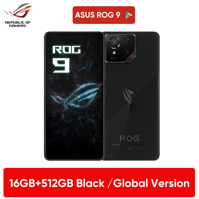 World Premiere ASUS ROG Phone 9 5G Smartphone Snapdragon 8 Elite 6.78‘’ 185Hz AMOLED Display ROG 9 Pro 5800mAh NFC Mobile Phone