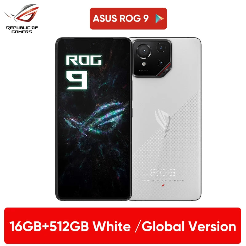 World Premiere ASUS ROG Phone 9 5G Smartphone Snapdragon 8 Elite 6.78‘’ 185Hz AMOLED Display ROG 9 Pro 5800mAh NFC Mobile Phone