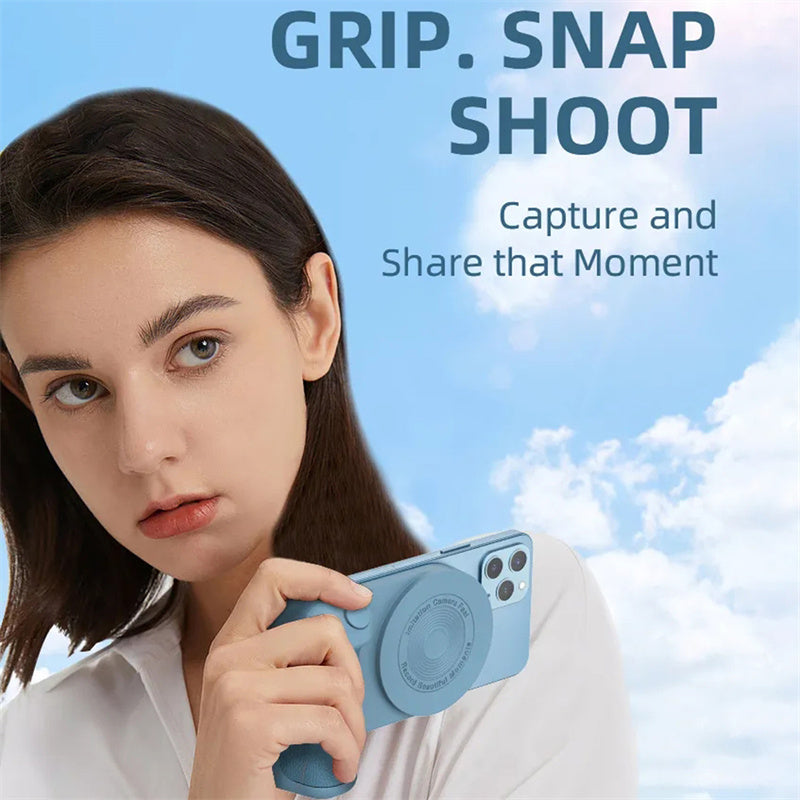 3 In 1 Intelligent Multifunctional Selfie Anti-Shake Magnetic Grip Phone Holder