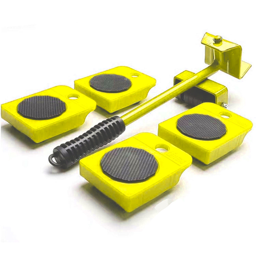 Professional Furniture Mover Wheel Bar Roller Lifter Tool Set