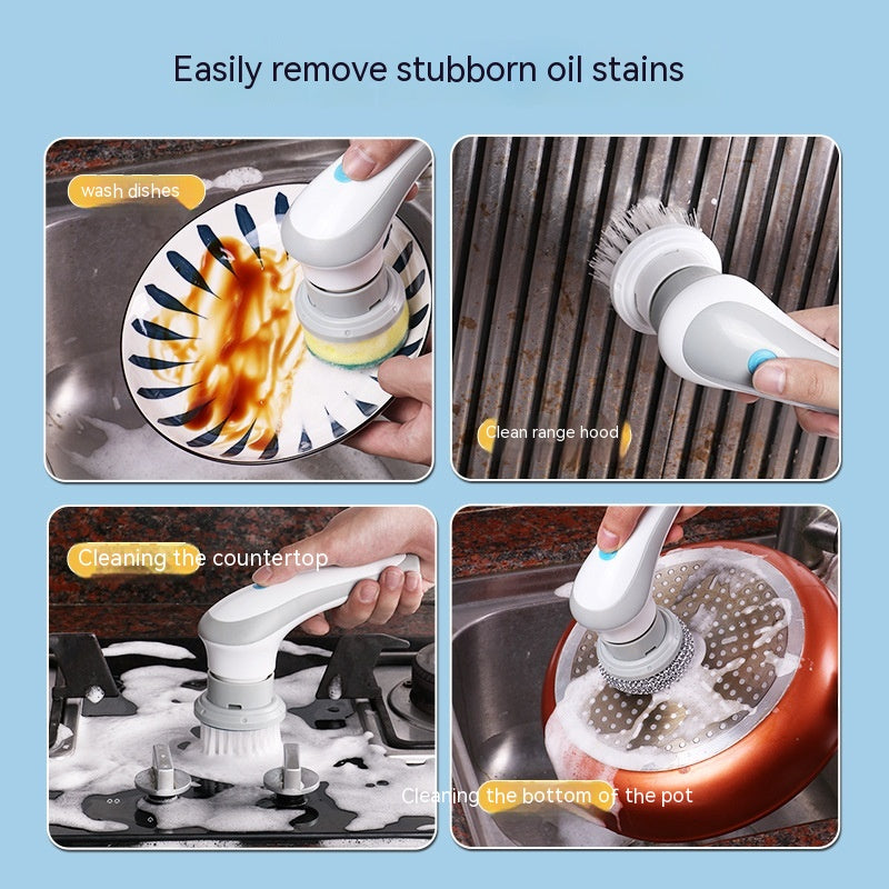 Super Electric Cordless Handheld Cleaning Brush