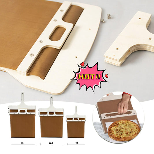 Super 3 Sizes Sliding Pizza Peel Shovel Transfer Kitchen Gadgets