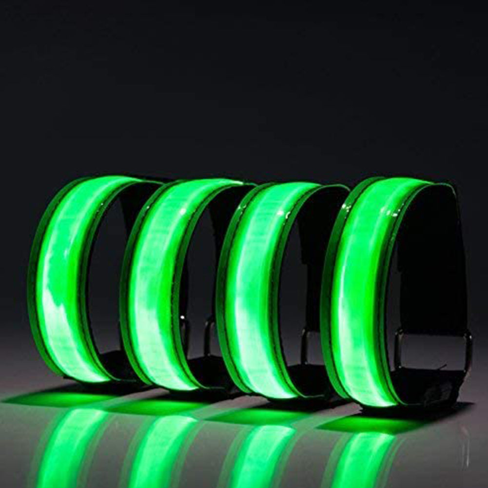 LED Luminous Night Running Armband Bracelet With USB Charging