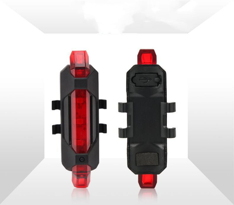 USB Rechargeable Bicycle LED Safety Flashlight