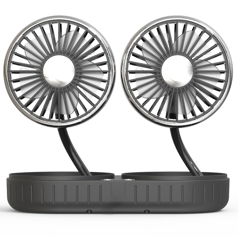 Smart Double-Headed Hose Small Usb Fan For Car