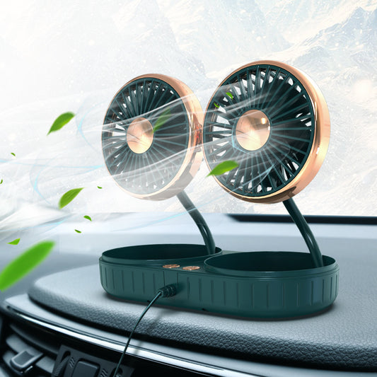 Smart Double-Headed Hose Small Usb Fan For Car