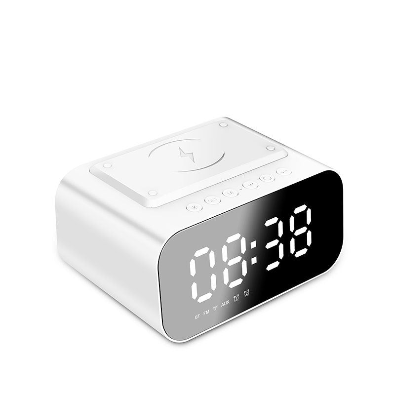 Super-Fast Wireless Charging Bluetooth Speaker LED Alarm Clock