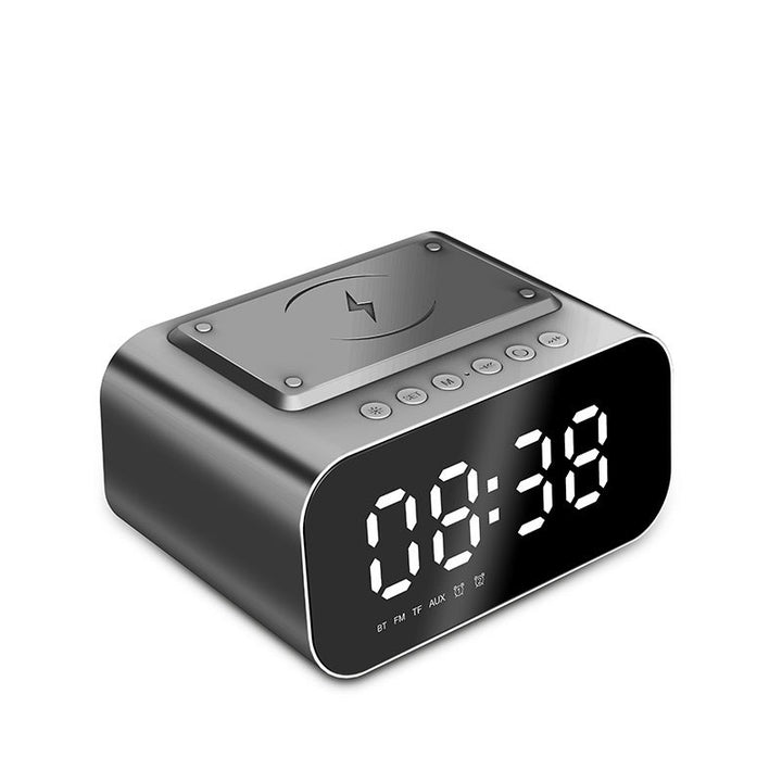 Super-Fast Wireless Charging Bluetooth Speaker LED Alarm Clock