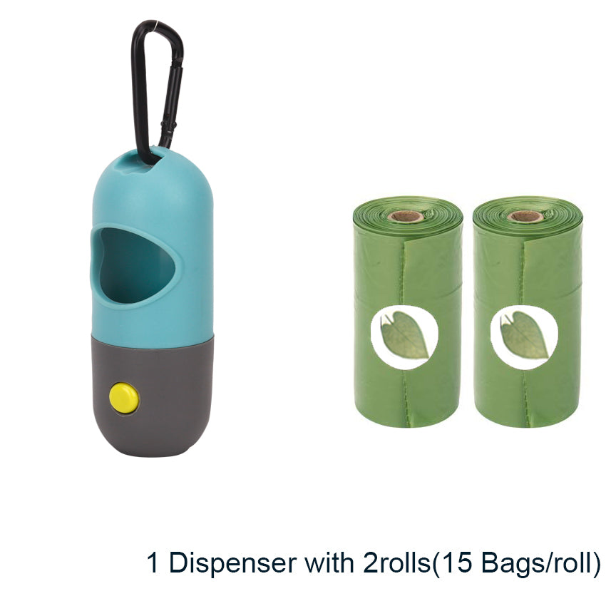 Amazing Pet Waste Bag Dispenser With Light Capsule