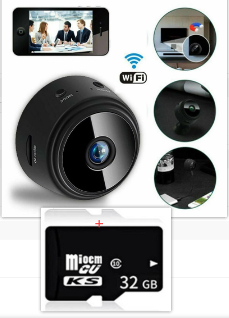 Super Magnetic Suction Security HD Camera With Infrared Night Vision