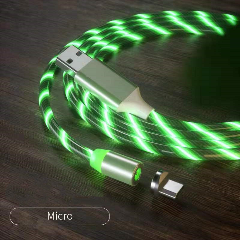 Magnetic Fast Charging Lighting Micro USB Cable LED Magnet Charger