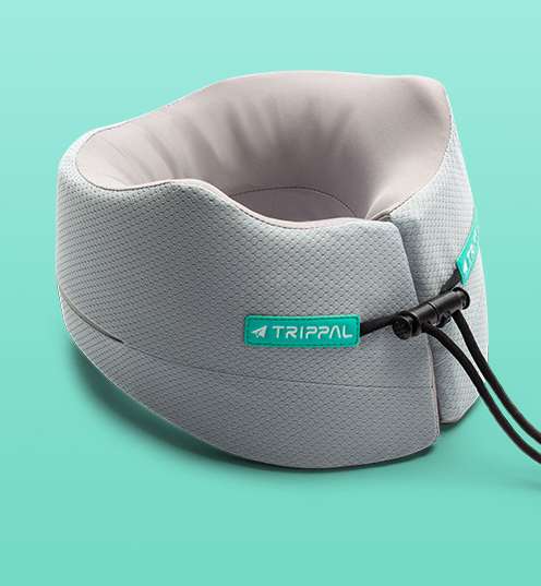 Portable Travel Neck Pillow With Dual-Core Support