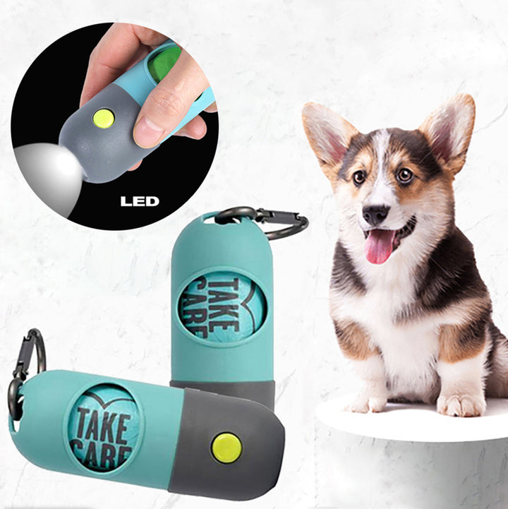 Amazing Pet Waste Bag Dispenser With Light Capsule