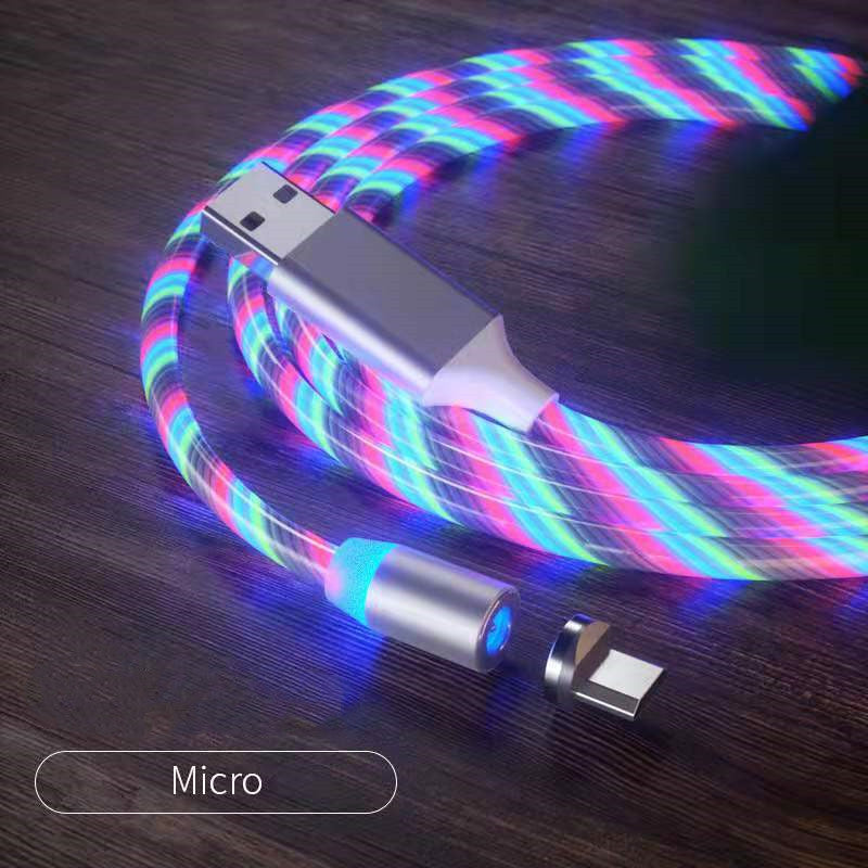 Magnetic Fast Charging Lighting Micro USB Cable LED Magnet Charger