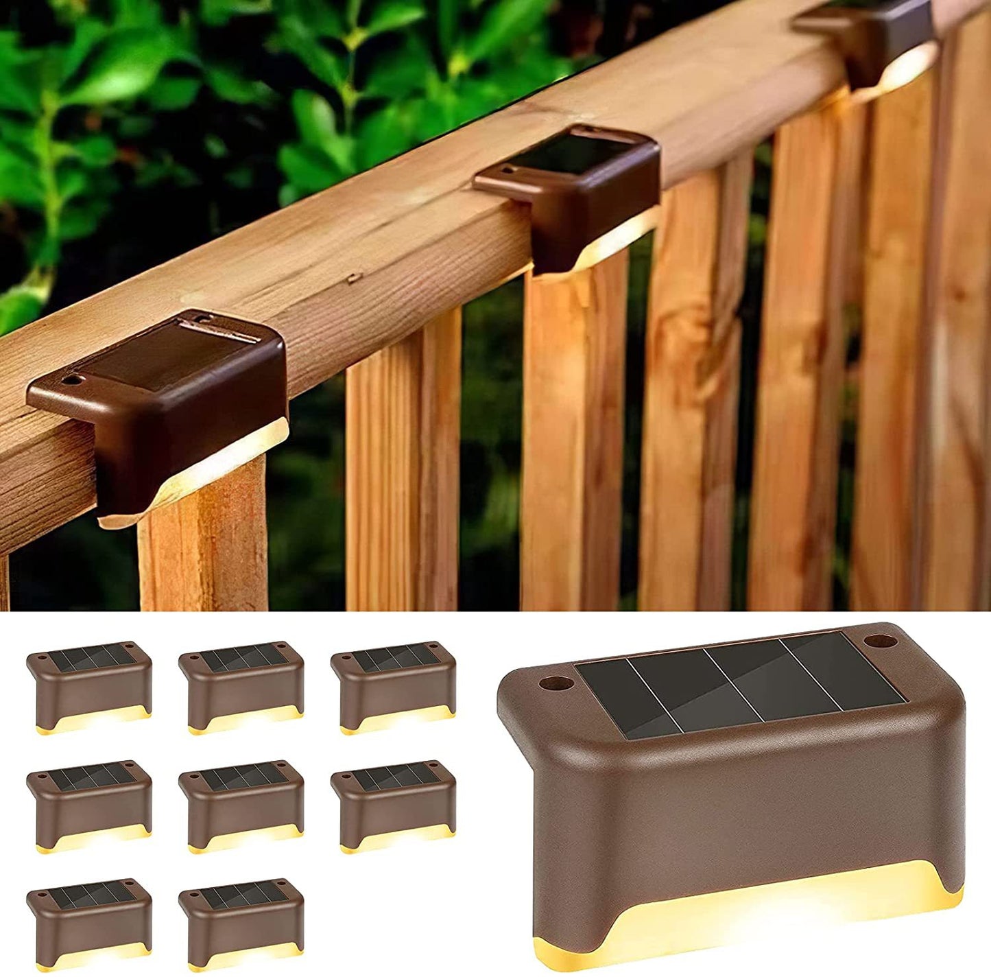 Outdoor LED Solar Guide Step Night Light