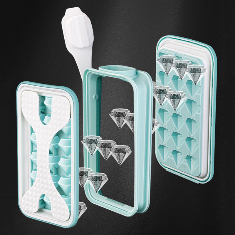 Awesome 2in1 Portable Silicone Ice Ball Mold Ice Maker