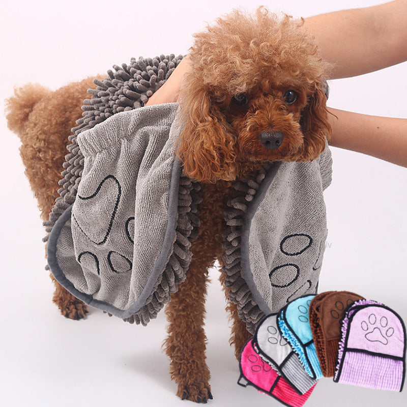 Super Absorbent Quick-Drying Bath Towels For Pets