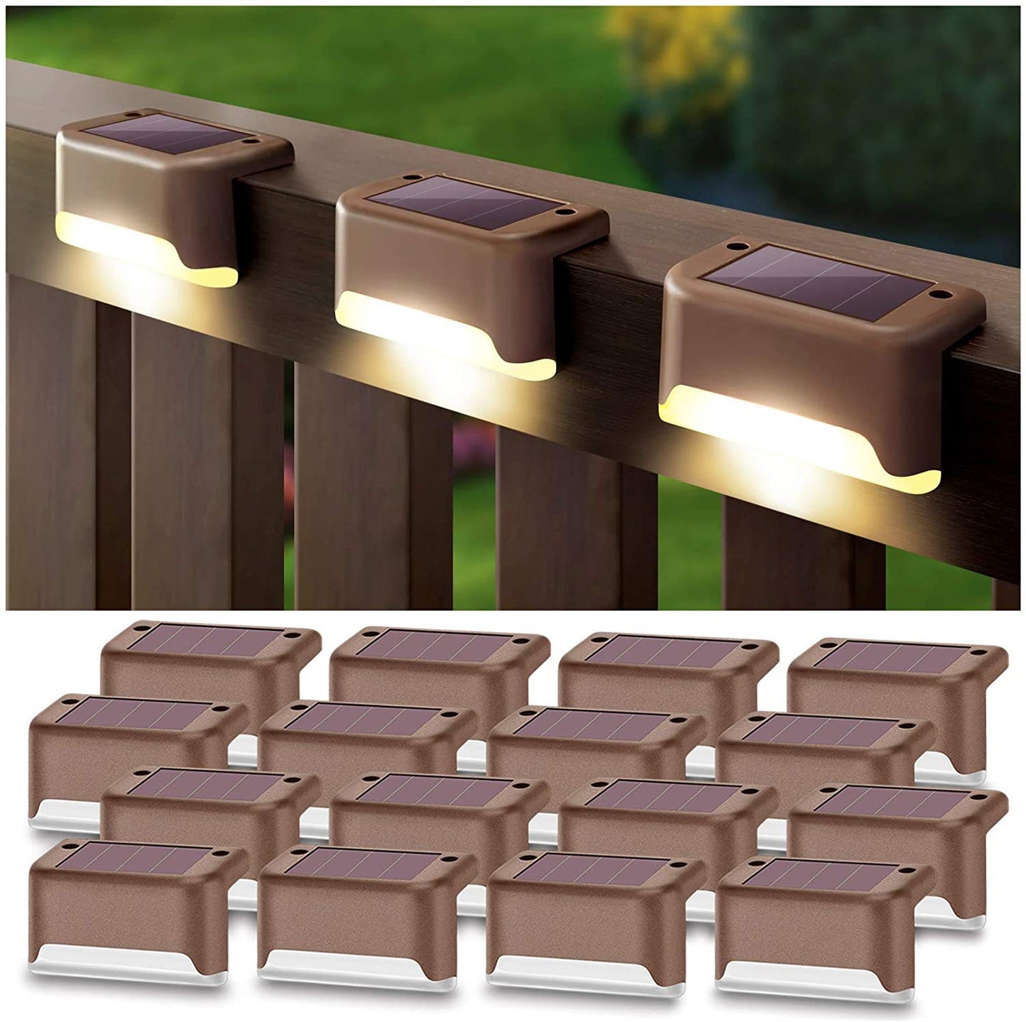 Outdoor LED Solar Guide Step Night Light