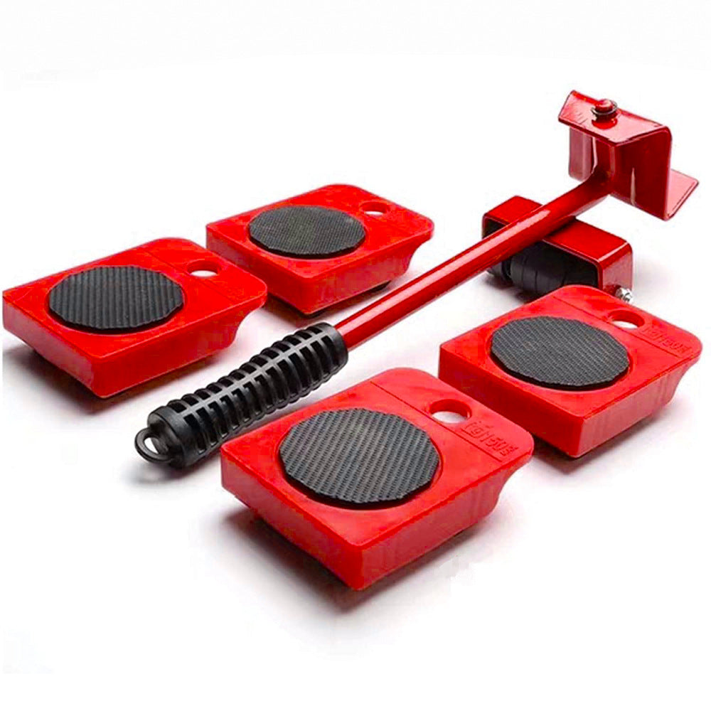 Professional Furniture Mover Wheel Bar Roller Lifter Tool Set