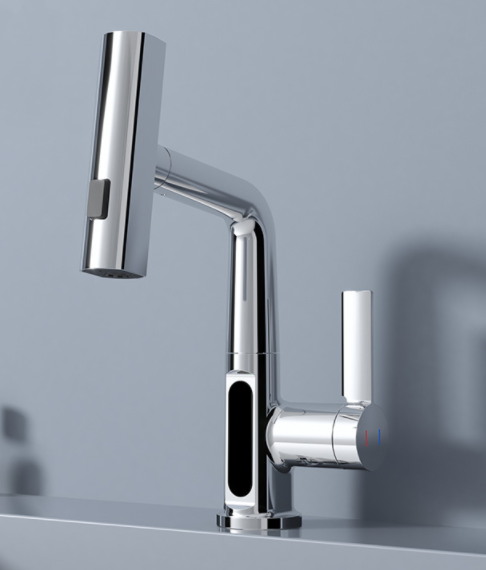 Intelligent Digital Display Faucet Pull-out Basin