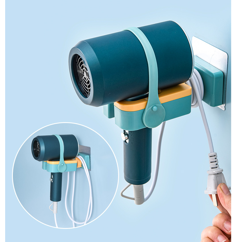 Multifunctional Wall-mounted Toilet Rack Hair Dryer