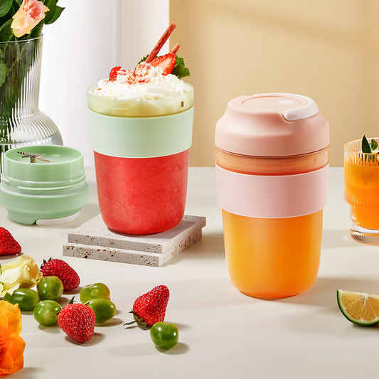 Portable Rechargeable Blender Juicer Cup With 4 Blades For Shakes And Smoothies Maker