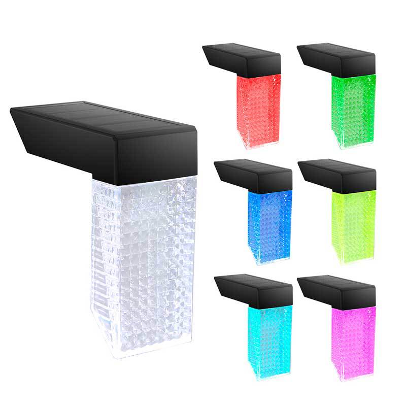 Bright LED Solar Outdoor Stairs And Fence Lights