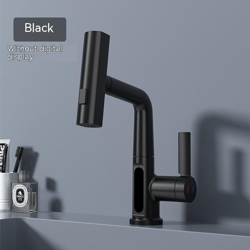 Intelligent Digital Display Faucet Pull-out Basin