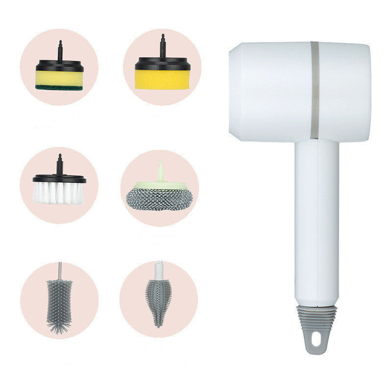 Wireless Rechargeable Automatic Dishwashing Cleaning Brush