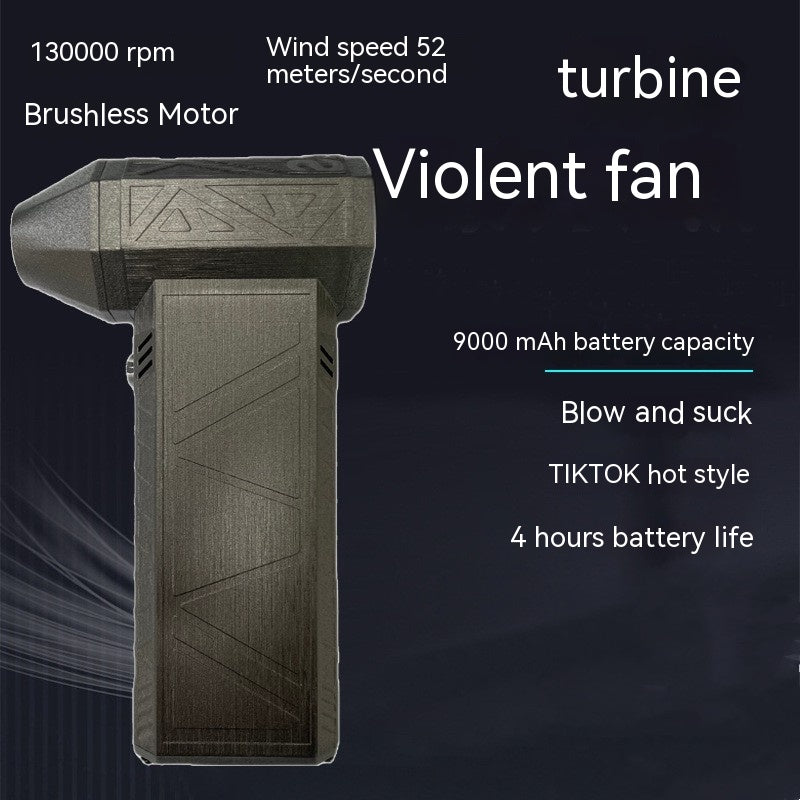 Silent Turbo Fan High Power Air Duster With Fast Recharging