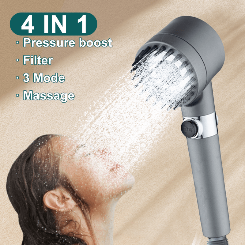 Smart Portable 3 Modes Shower Head