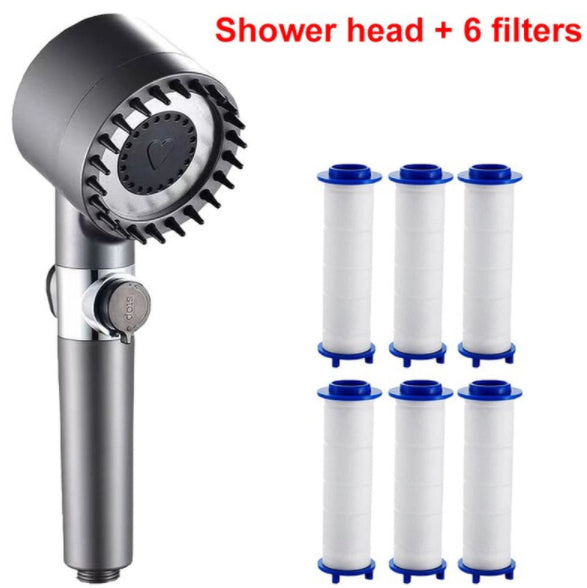 Smart Portable 3 Modes Shower Head