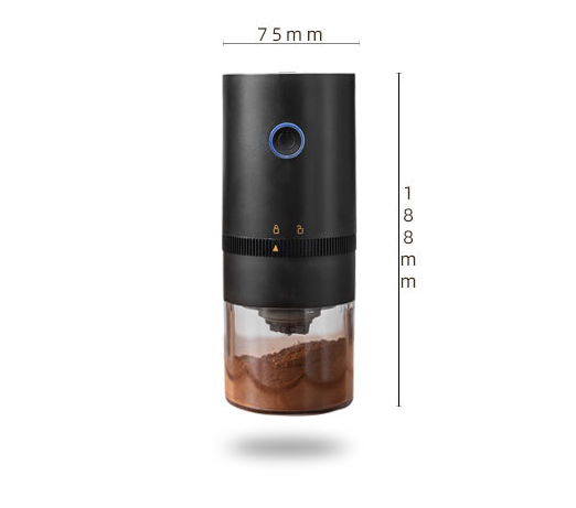 Smart Portable Electric Coffee Grinder With TYPE-C USB Charging