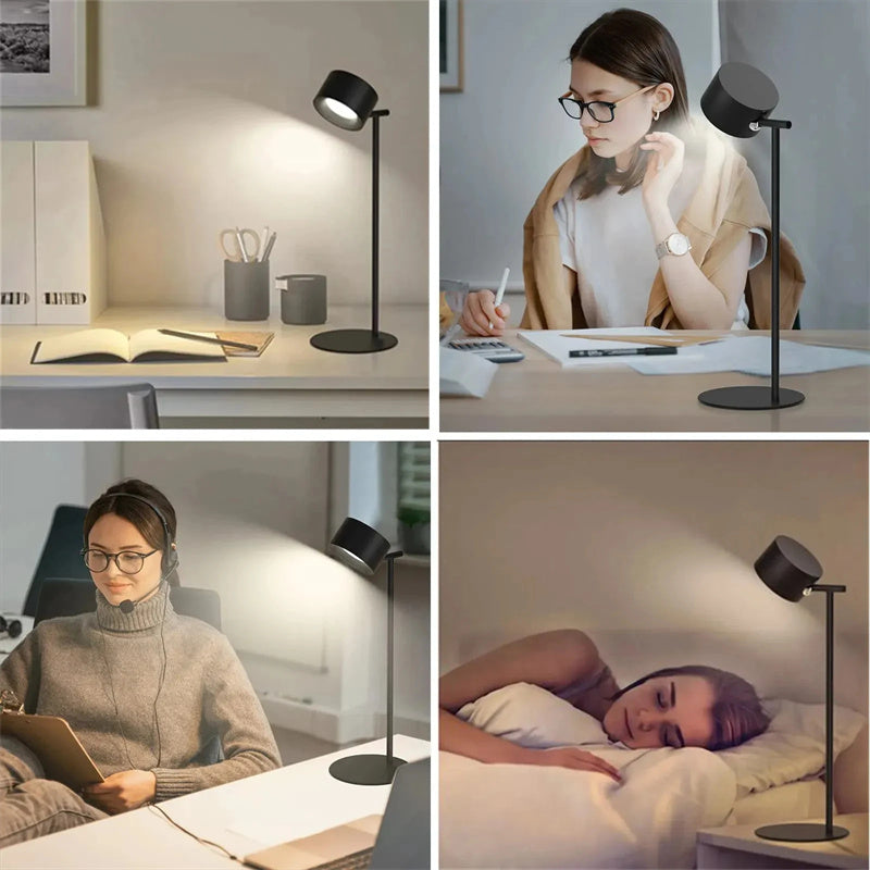 Magnetic Touchable LED USB Rechargeable Wall And Table Lamp With Remote Control