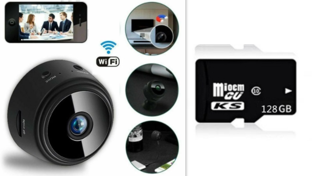 Super Magnetic Suction Security HD Camera With Infrared Night Vision