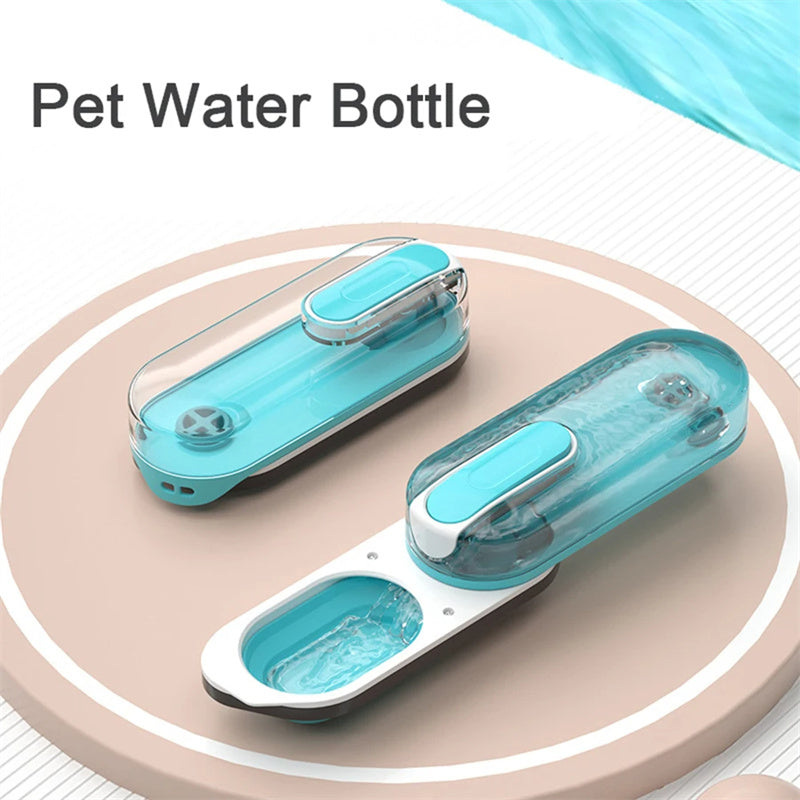 Portable Foldable Leak Proof Water Dispenser For Pet Outdoor Walking