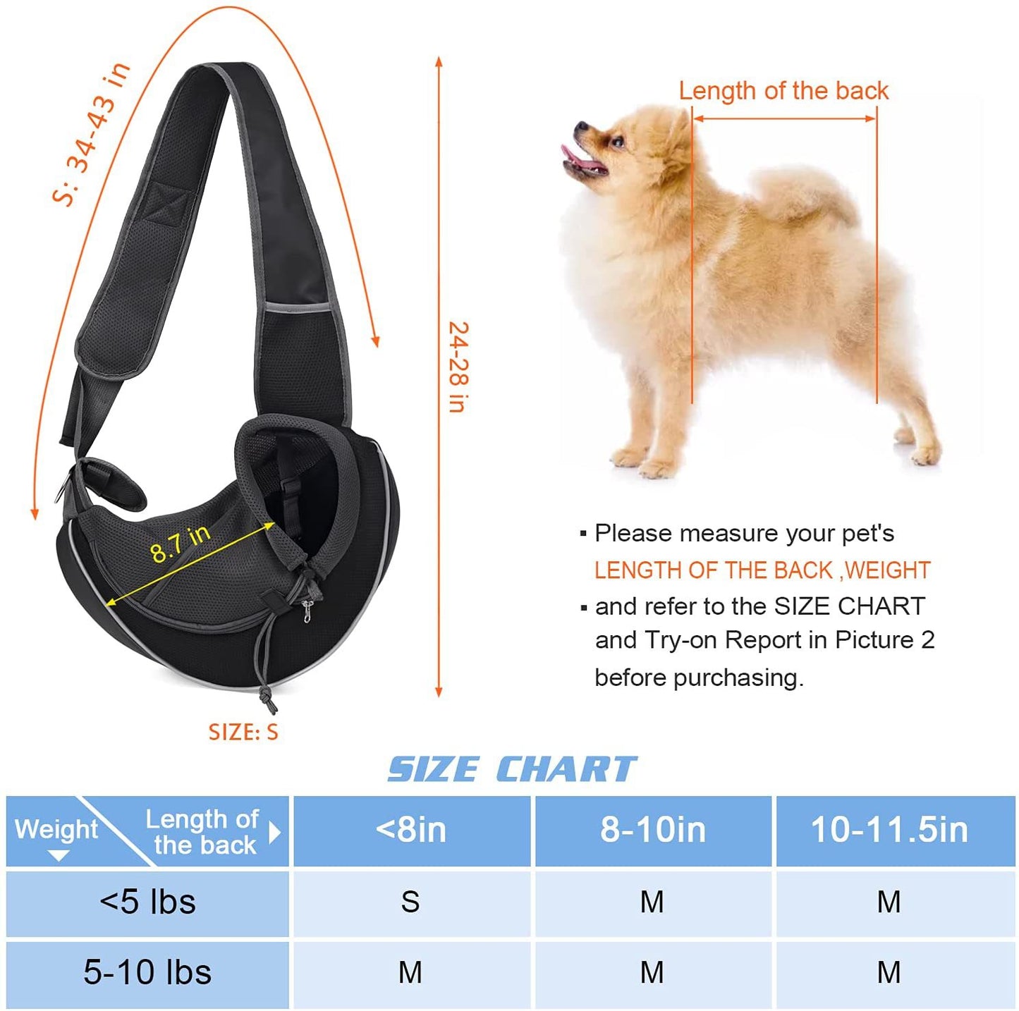 Portable Crossbody Pets Bag For Outdoor Walk