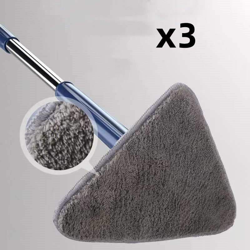 Extendable 360 Adjustable Rotatable Triangle Mop For Floor And Wall Cleaning