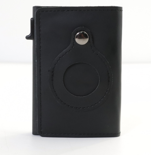 Multi-functional Air Tag Anti-Theft Bullet Wallet Card Holder