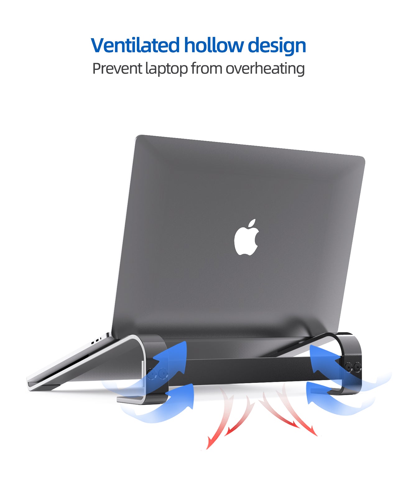 Portable Ventilated Detachable Aluminum Laptop Stand